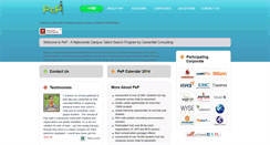 Desktop Screenshot of pep.careernet.co.in